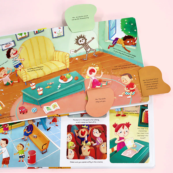 My First Guide to Good Behaviors: Is This Right? + Is This Safe — 2-in-1 Interactive Pull Tab & Flip Book Set for Toddlers, Teach Rules, Safety, Making Good Choices, and Social Skills for Kids Ages 3-6