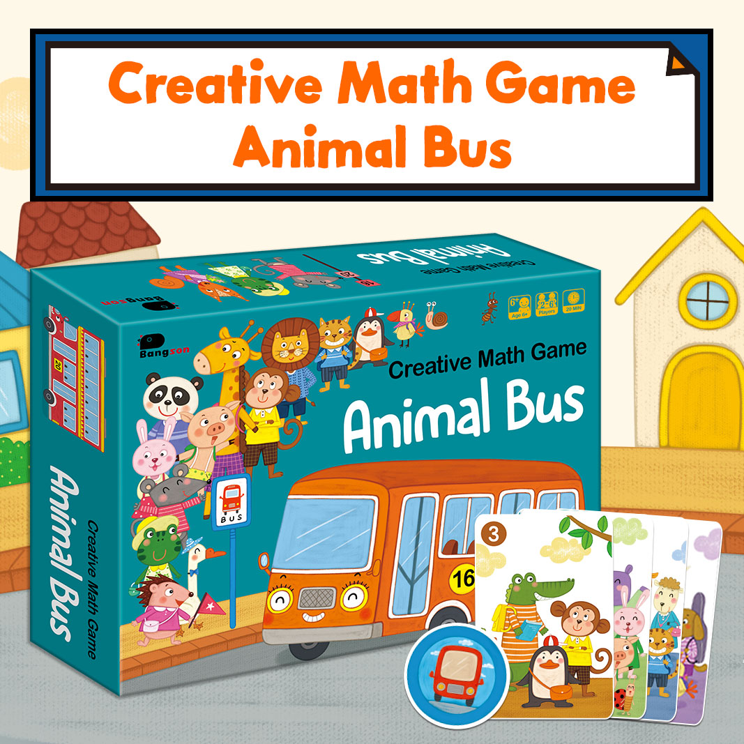 Creative Math Game Animal Bus