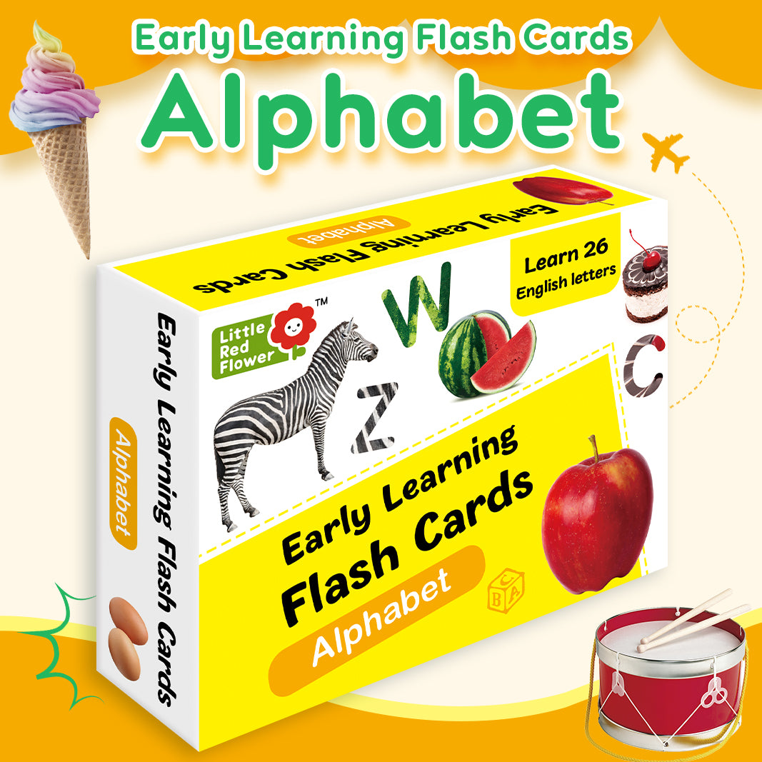 Early Learning Flash Cards： Alphabet