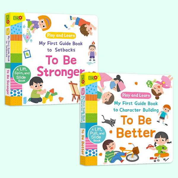 Toddler Resilience & Character Set: To Be Stronger + To Be Better | Pull Tab Books for Kids, Teaching Growth Mindset, Handling Disappointment, Building Self-Esteem, and Being a Good Friend for Preschoolers
