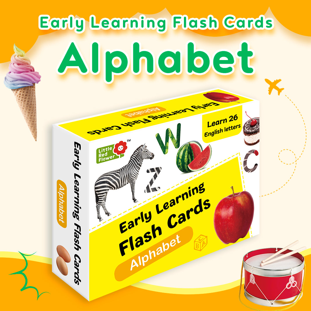 Early Learning Flash Cards： Alphabet