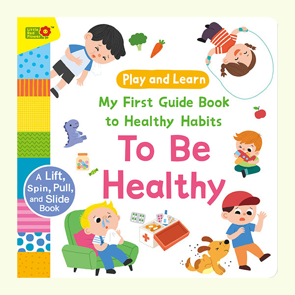 Toddler Healthy Habits Set: How to Exercise + To Be Healthy — Interactive Pull Tab & Flip Books for Kids, Teach Sports, Movement, Germs, Hand Washing, and Daily Hygiene for Ages 3-6