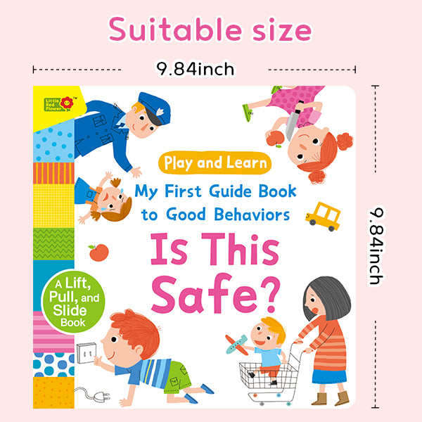 My First Guide to Good Behaviors: Is This Right? + Is This Safe — 2-in-1 Interactive Pull Tab & Flip Book Set for Toddlers, Teach Rules, Safety, Making Good Choices, and Social Skills for Kids Ages 3-6