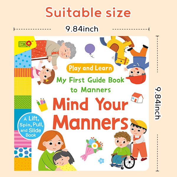Toddler Life Skills Set: What is Money + Mind Your Manners — Interactive Pull Tab & Flip Books for Kids, Teach Financial Literacy, Polite Habits, Social Etiquette, and Good Behavior for Ages 3-6
