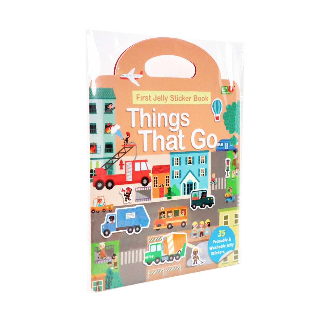 First Jelly Sticker Book：Things That Go