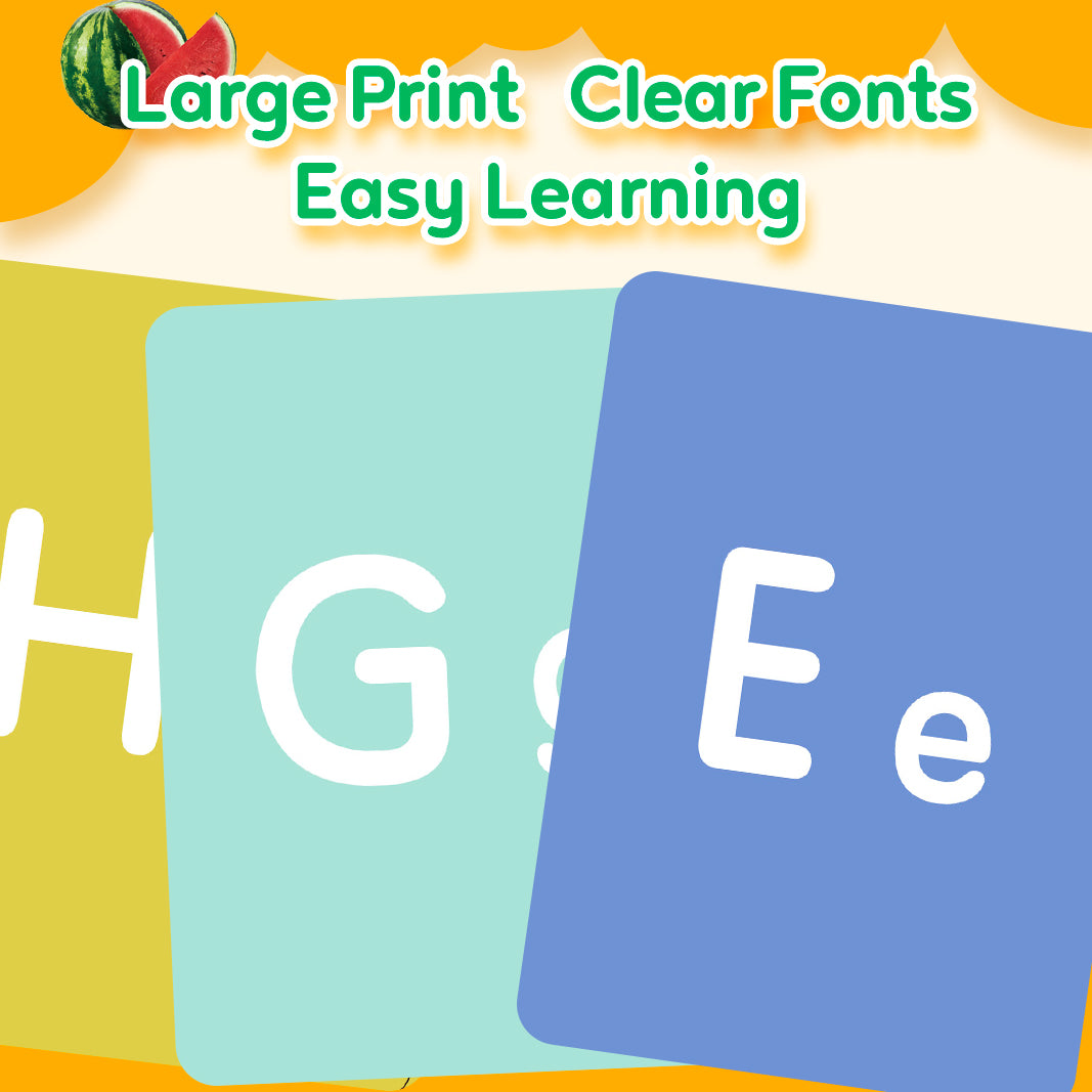 Early Learning Flash Cards： Alphabet