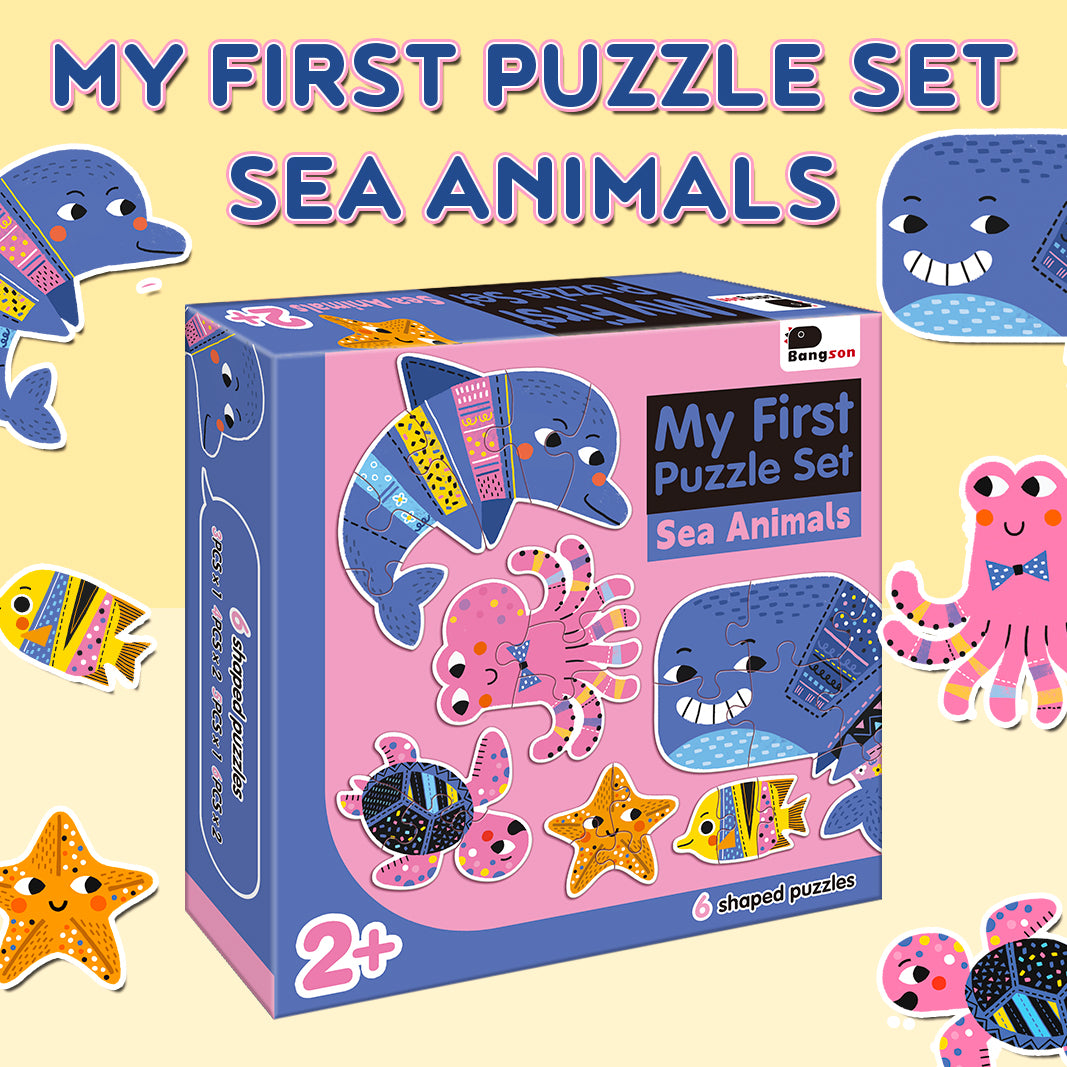 My First Puzzle Set：Sea Animals