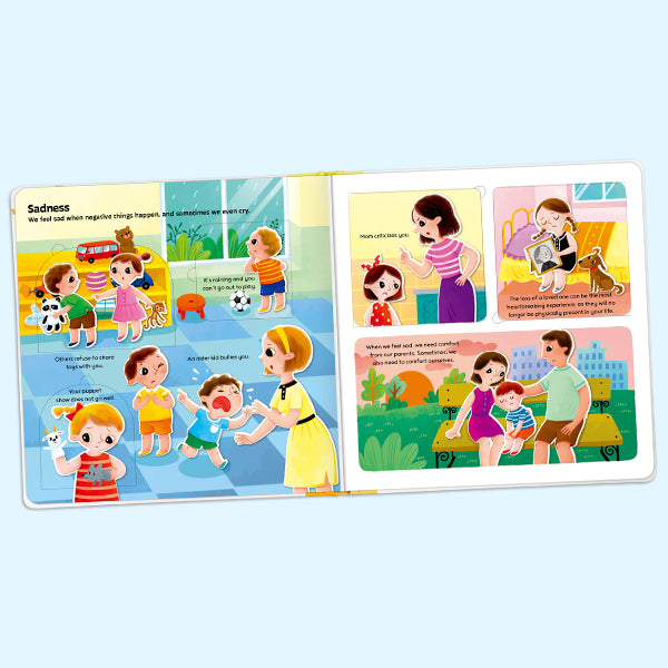 Toddler Busy Book Set: My Feelings & Our Bodies Are Different – Interactive Flip & Pull Tab Books for Social Emotional Learning, Body Positivity, and Gender Awareness for Kids Ages 3-6