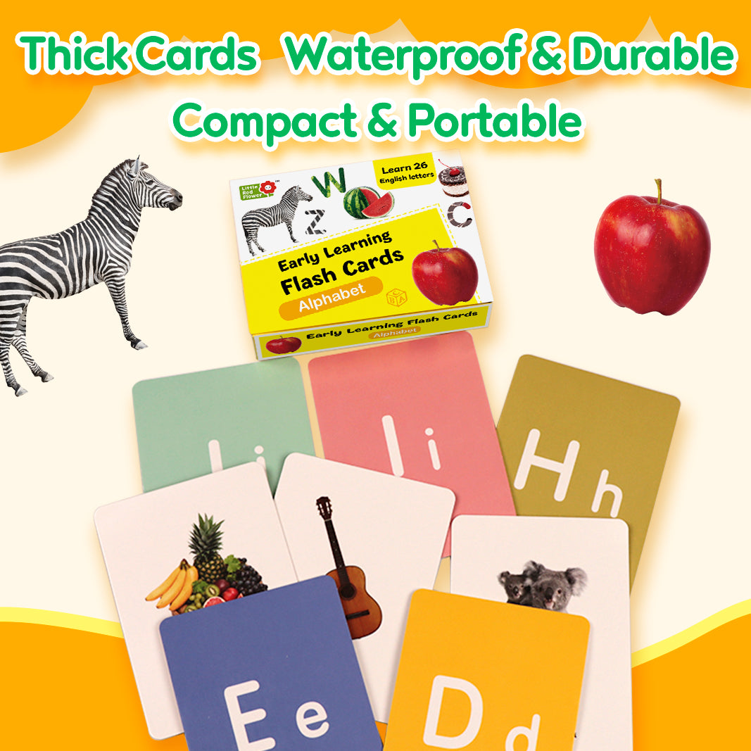 Early Learning Flash Cards： Alphabet