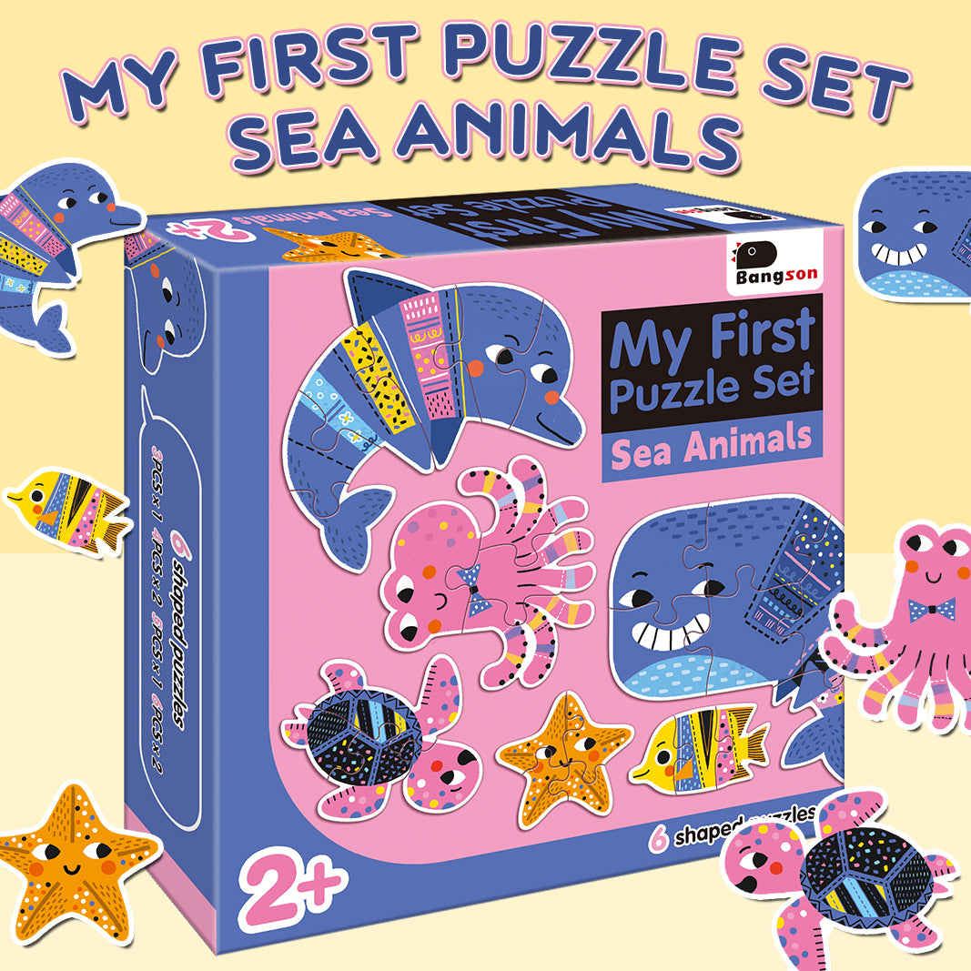 My First Puzzle Set：Sea Animals