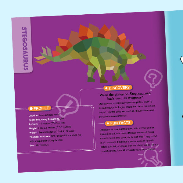 4-Book 3D Art Stickers Craft Set: DIY Paper Modeling for Kids | Dinosaur, Animal, Vehicle & Ocean | Hands-On STEM Activity | No Scissors Needed Die-Cut Designs