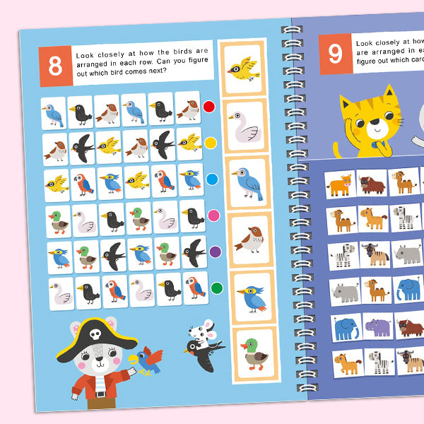 10-Book Logical Thinking Games L2: Advanced Brain Training for Kids 4-7 | Challenge Level | Playable With or Without Talking Pen | STEM & Critical Thinking Mastery Set