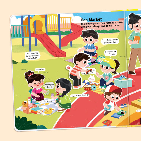 Toddler Life Skills Set: What is Money + Mind Your Manners — Interactive Pull Tab & Flip Books for Kids, Teach Financial Literacy, Polite Habits, Social Etiquette, and Good Behavior for Ages 3-6