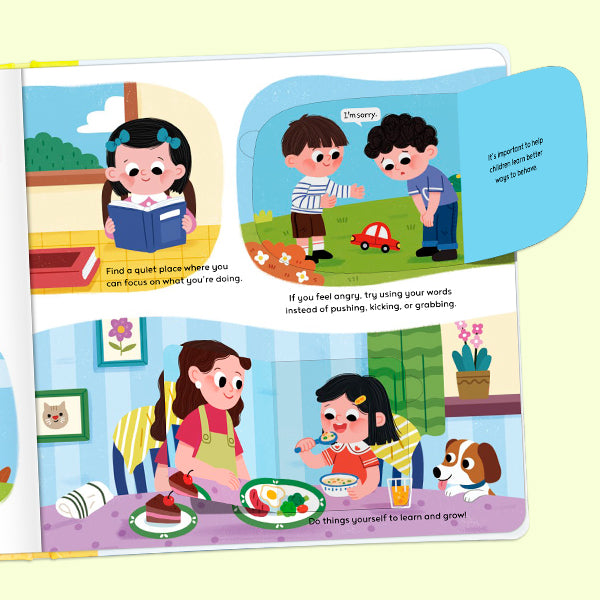 Toddler Healthy Habits Set: How to Exercise + To Be Healthy — Interactive Pull Tab & Flip Books for Kids, Teach Sports, Movement, Germs, Hand Washing, and Daily Hygiene for Ages 3-6