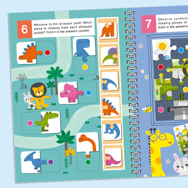10-Book Logical Thinking Games L1: Interactive STEM Brain Training for Toddlers 3-6 | Talking Pen Compatible | Preschool IQ Booster & Montessori Activity Books| Fully Playable Without Pen | Talking Pen Ready (Pen Sold Separately)