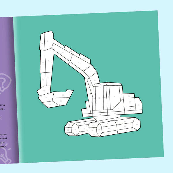 4-Book 3D Art Stickers Craft Set: DIY Paper Modeling for Kids | Dinosaur, Animal, Vehicle & Ocean | Hands-On STEM Activity | No Scissors Needed Die-Cut Designs