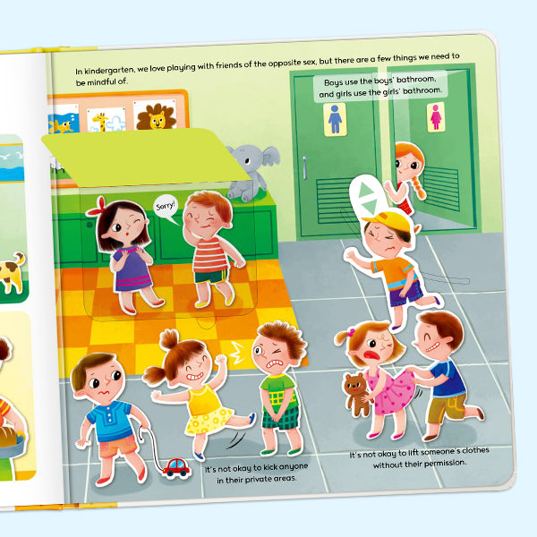 Toddler Busy Book Set: My Feelings & Our Bodies Are Different – Interactive Flip & Pull Tab Books for Social Emotional Learning, Body Positivity, and Gender Awareness for Kids Ages 3-6