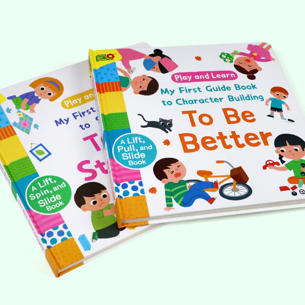 Toddler Resilience & Character Set: To Be Stronger + To Be Better | Pull Tab Books for Kids, Teaching Growth Mindset, Handling Disappointment, Building Self-Esteem, and Being a Good Friend for Preschoolers