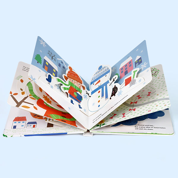 Pop-Up Books for Toddlers 3-6 | Interactive Lift the Flap & Pop Up Adventures: At the Beach, Let's Go, Changing Weather | Early Learning & Sensory Toy Gifts
