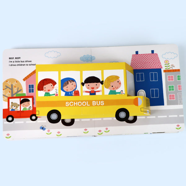 Pop-Up Books for Toddlers 3-6 | Interactive Lift the Flap & Pop Up Adventures: At the Beach, Let's Go, Changing Weather | Early Learning & Sensory Toy Gifts