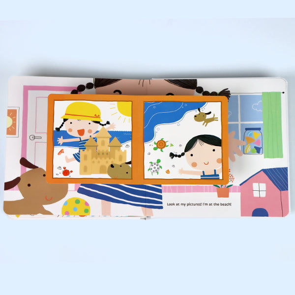 Pop-Up Books for Toddlers 3-6 | Interactive Lift the Flap & Pop Up Adventures: At the Beach, Let's Go, Changing Weather | Early Learning & Sensory Toy Gifts