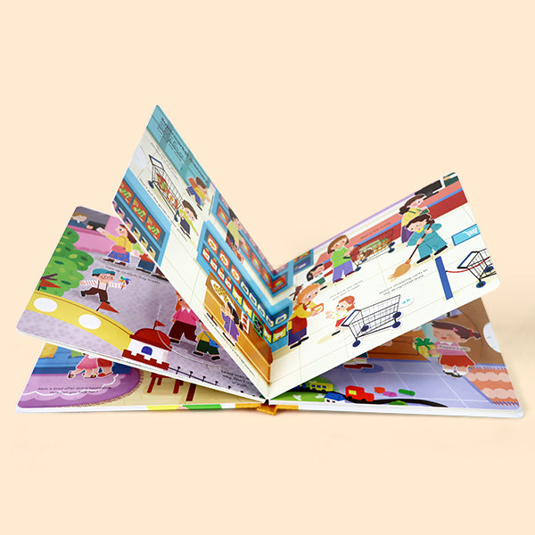 Toddler Life Skills Set: What is Money + Mind Your Manners — Interactive Pull Tab & Flip Books for Kids, Teach Financial Literacy, Polite Habits, Social Etiquette, and Good Behavior for Ages 3-6