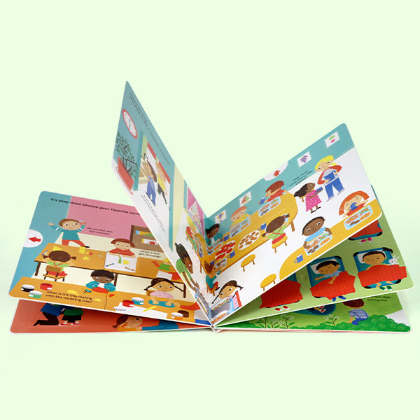 School Readiness Board Books for Kids Age 3+ | Hello Preschool Series: Help with Separation Anxiety | 2-Book Gift Set (My Day & First Day)