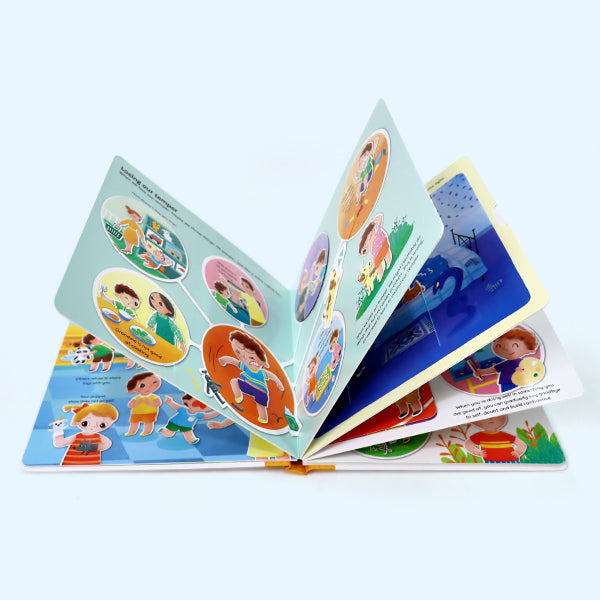 Toddler Busy Book Set: My Feelings & Our Bodies Are Different – Interactive Flip & Pull Tab Books for Social Emotional Learning, Body Positivity, and Gender Awareness for Kids Ages 3-6