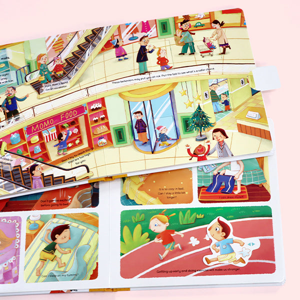 My First Guide to Good Behaviors: Is This Right? + Is This Safe — 2-in-1 Interactive Pull Tab & Flip Book Set for Toddlers, Teach Rules, Safety, Making Good Choices, and Social Skills for Kids Ages 3-6