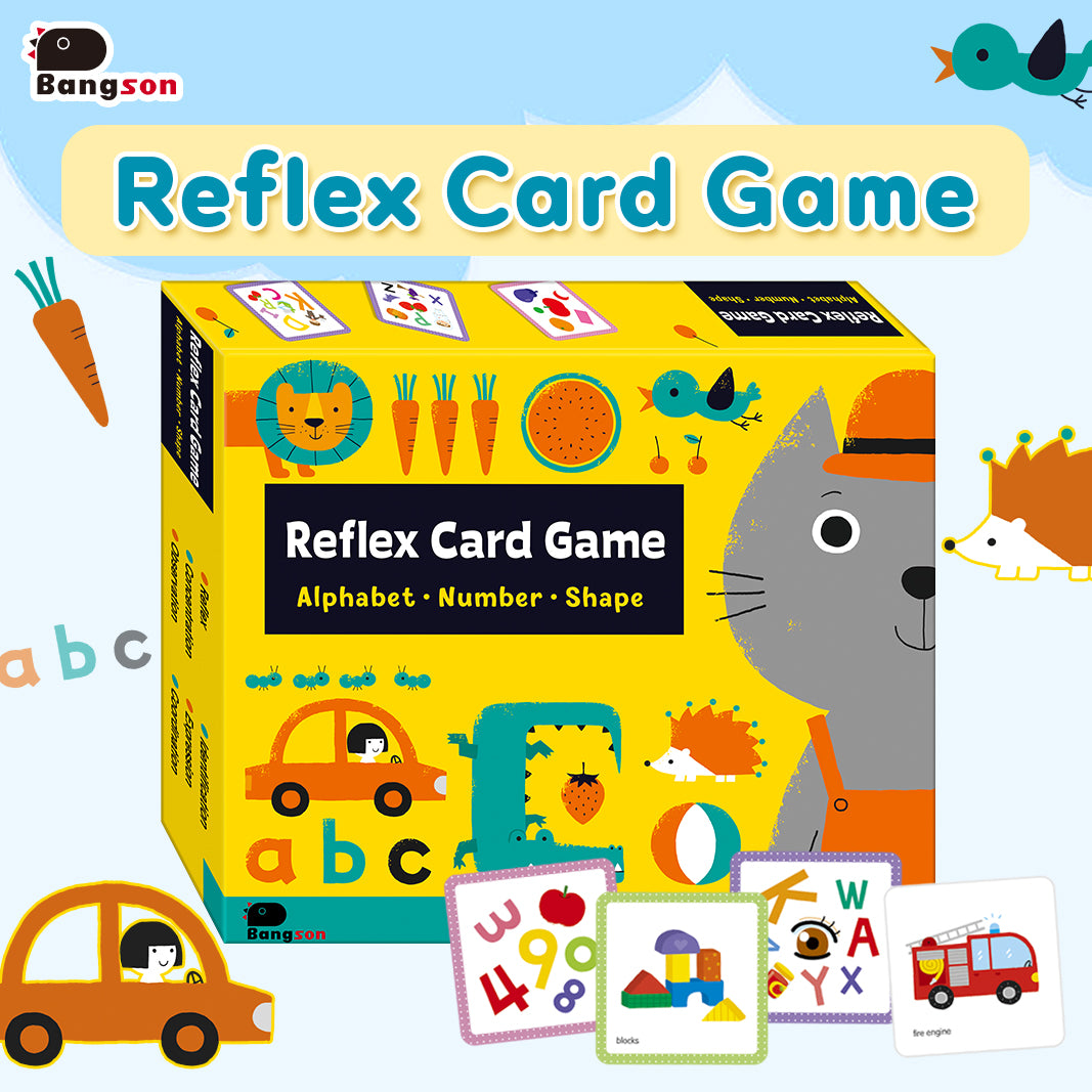Reflex Card Game：Alphabet、Number、Shape